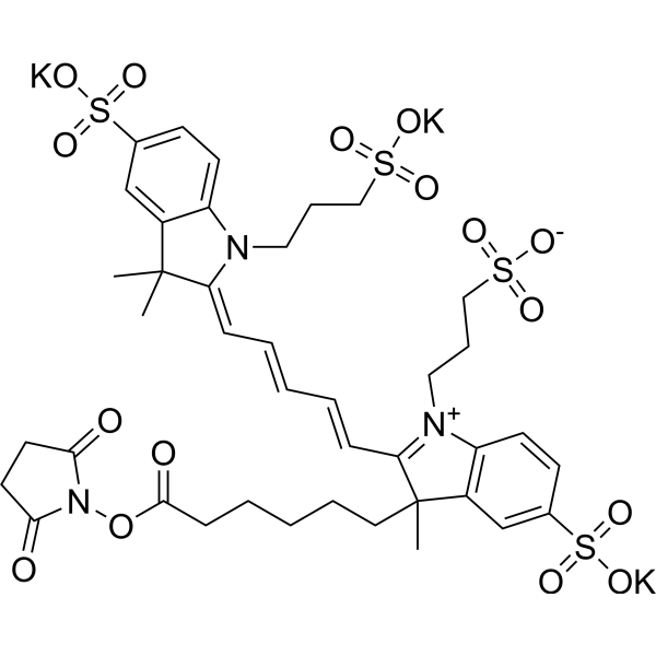 AF647-NHS ester tripotassium 1453856-34-2